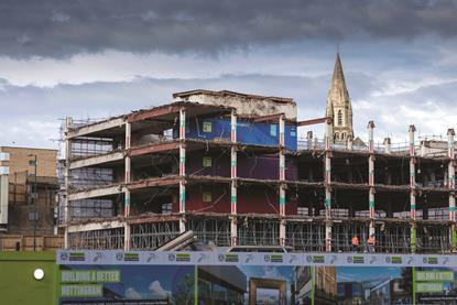 Broad Marsh Nottingham demolition shutterstock_1062403211 Electric Egg
