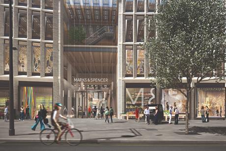 Marble Arch Marks and Spencer CGI
